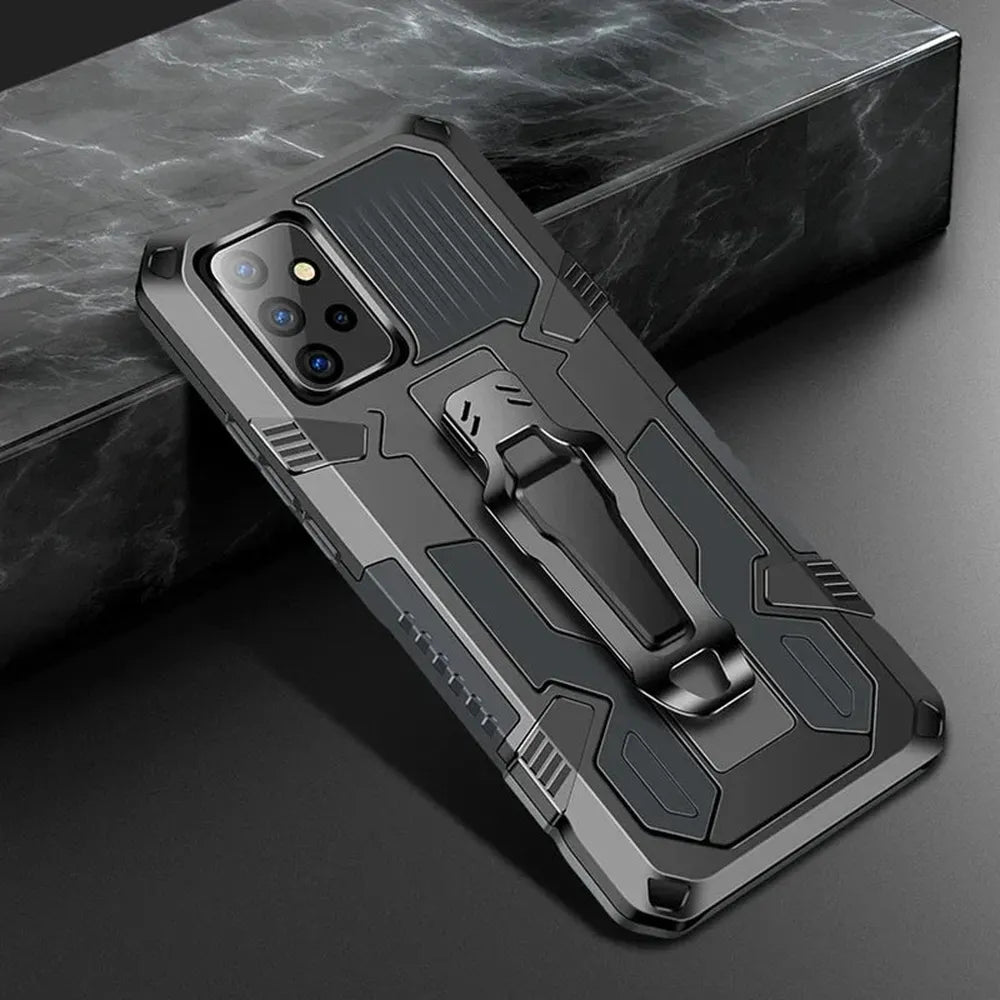 Heavy-Duty Belt Clip Phone Case for Samsung Galaxy – Rugged Dual-Layer Protection with Holster – S21 S22 S23 S24 S25 Plus Ultra
