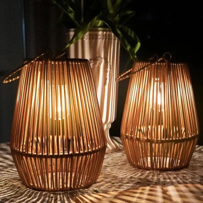SUNSCULPT – Handmade Solar Lantern with Waterproof Protection