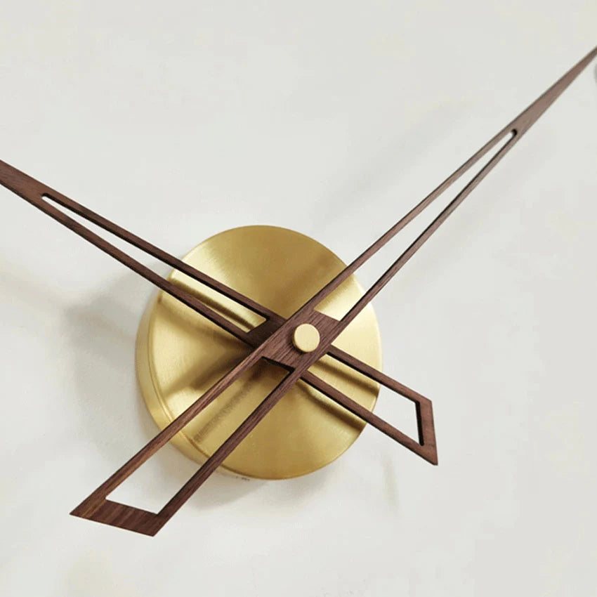 Artistic Wall Clock | Minimalist 3D Design with Silent Quartz Movement | Contemporary Decor for Modern Interiors
