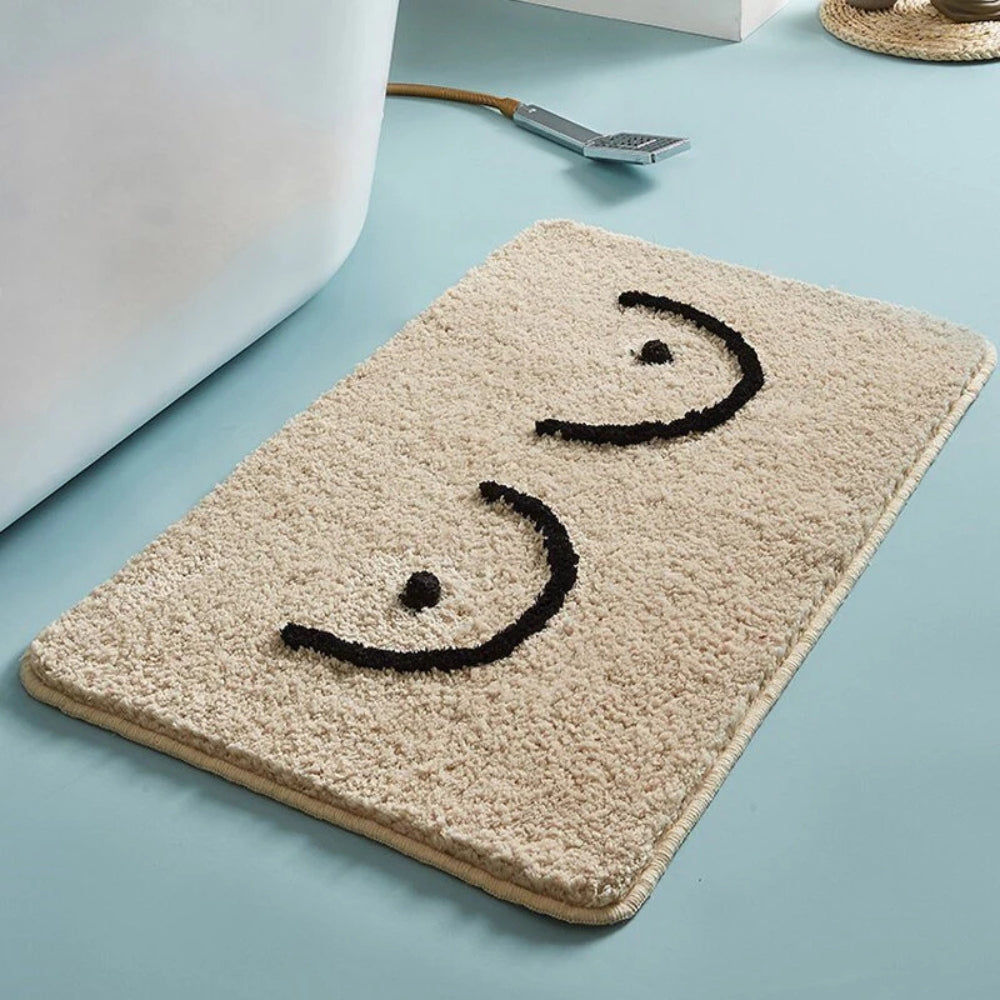 Aster Bath Mat - Soft Microfiber, Non-Slip Design