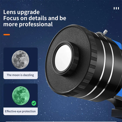Astronomical Telescope | 150X HD Magnification with Night Vision | Portable Star and Moon Viewing Scope