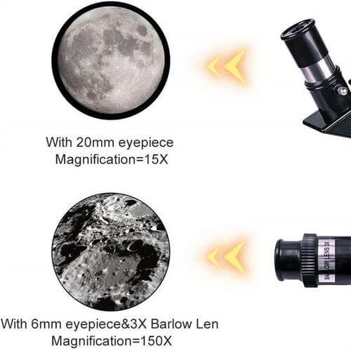 Astronomical Telescope | 150x Zoom with Quick Setup & Portable Design for Effortless Stargazing
