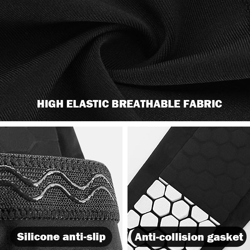 Ortekor Athletic Gear | Soccer Shin Guard Sleeves with Shockproof Padding | Lightweight Compression Fit for Ultimate Protection