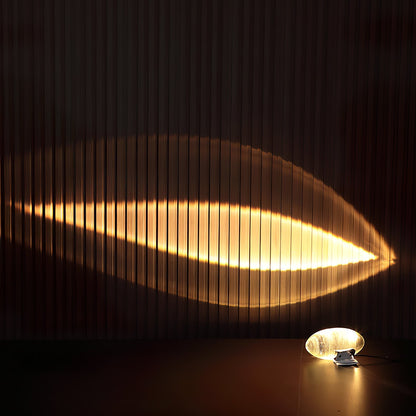 LED Desk Lamp Chrome Oval Crystal Glass 6.3 in Adjustable Color Temperature 3000K 4000K 6000K Bedside Accent Light for Bedroom Living Room O