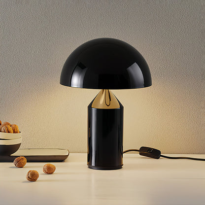 Metal Architectural Accent Lamp 14 in Sculptural Shape Soft Glow Nightstand Light Bedroom Side Table Decor Modern Minimal Home Office