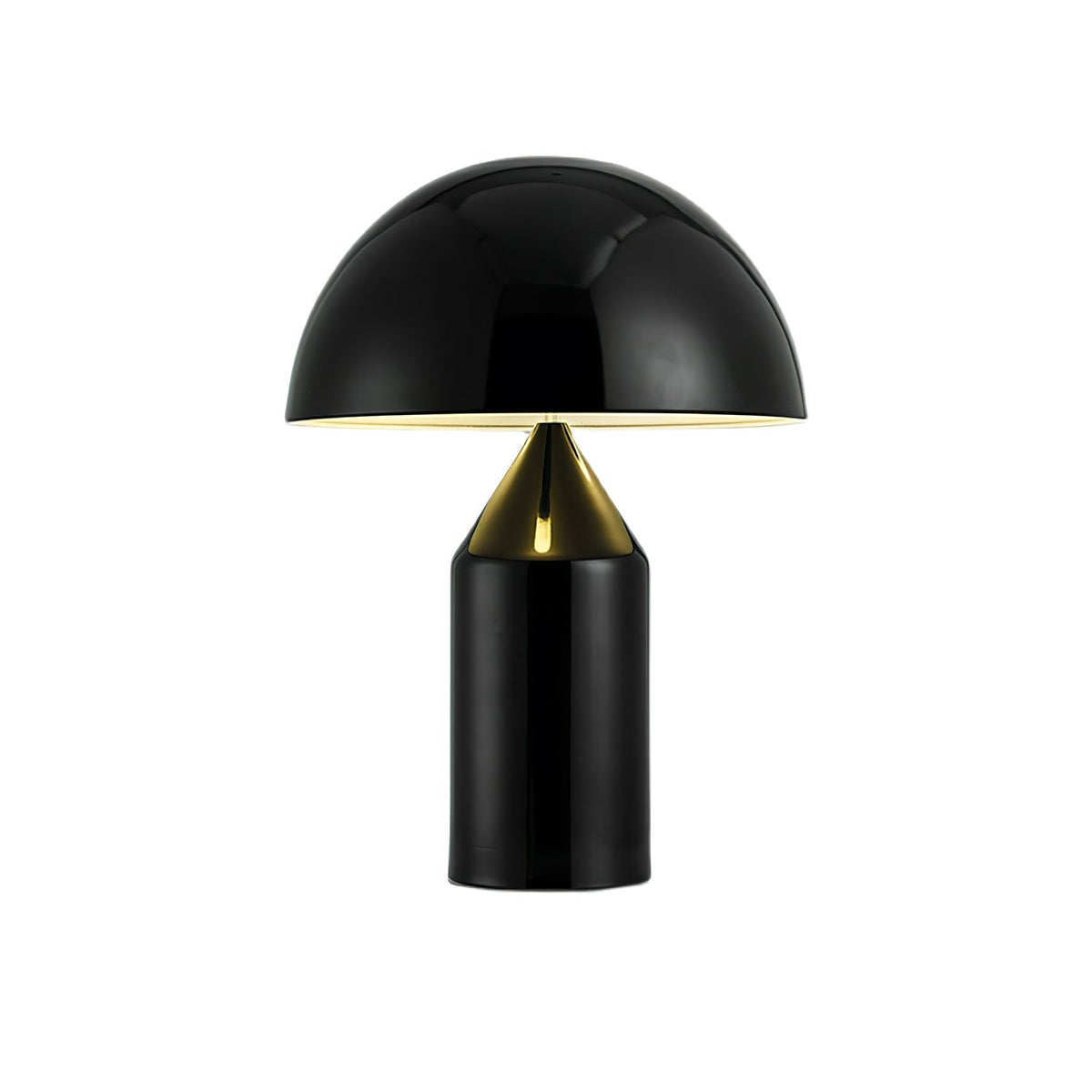 Metal Architectural Accent Lamp 14 in Sculptural Shape Soft Glow Nightstand Light Bedroom Side Table Decor Modern Minimal Home Office