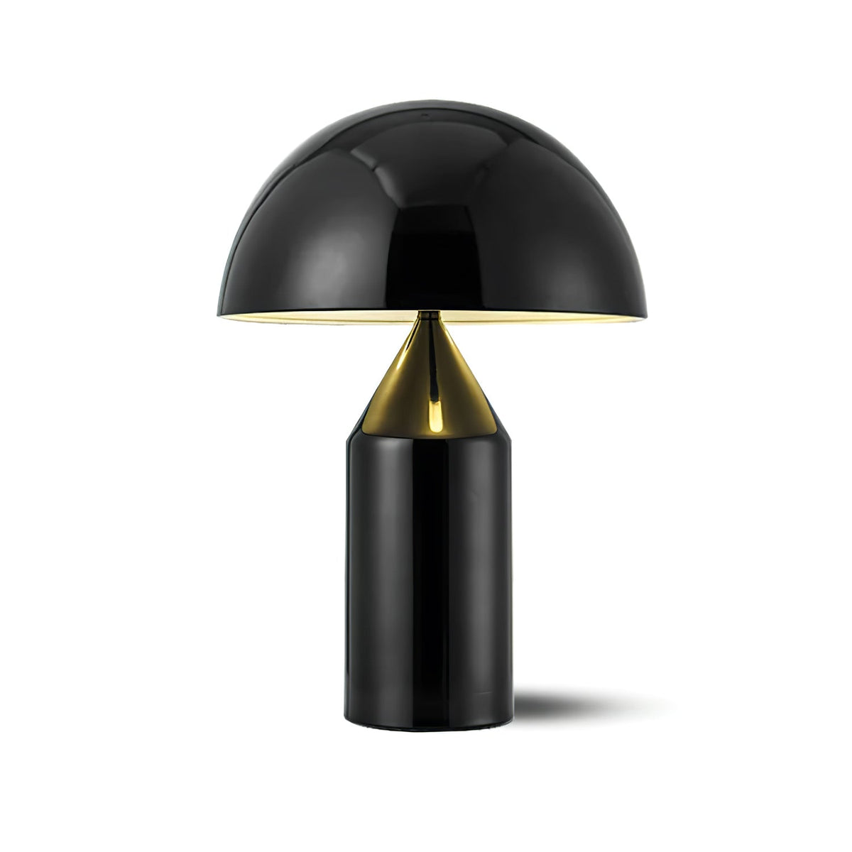 Metal Architectural Accent Lamp 14 in Sculptural Shape Soft Glow Nightstand Light Bedroom Side Table Decor Modern Minimal Home Office