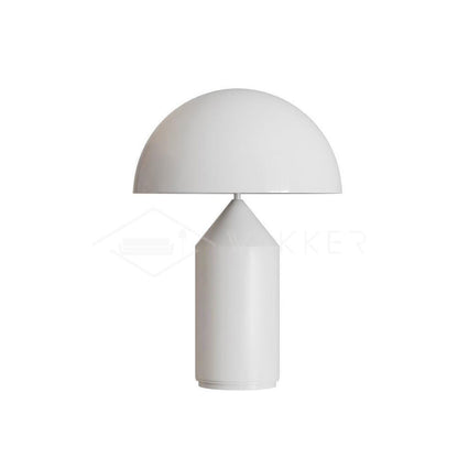 Metal Architectural Accent Lamp 14 in Sculptural Shape Soft Glow Nightstand Light Bedroom Side Table Decor Modern Minimal Home Office