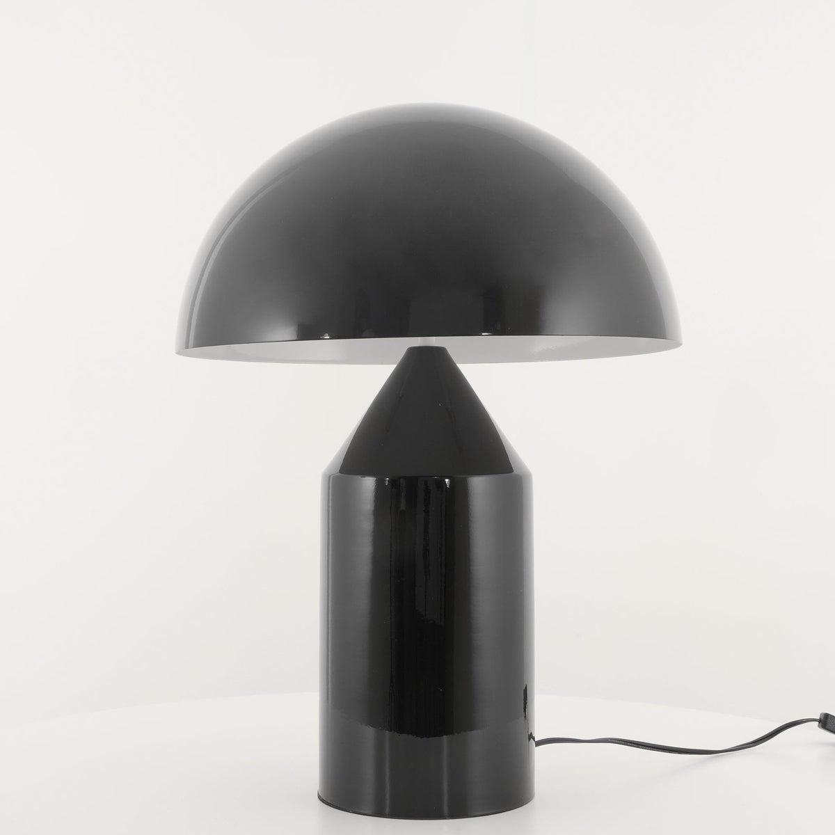 Metal Architectural Accent Lamp 14 in Sculptural Shape Soft Glow Nightstand Light Bedroom Side Table Decor Modern Minimal Home Office
