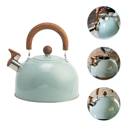 STEAMORA – 2.5L Whistling Kettle Stainless Steel Heat Resistant Handle