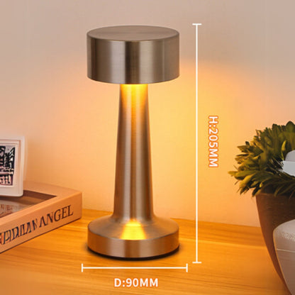 Aurelia Desk Lamp - Rechargeable Aluminium, Touch Control