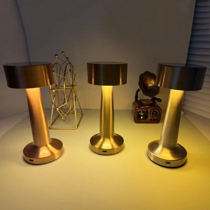 Aurelia Desk Lamp - Rechargeable Aluminium, Touch Control