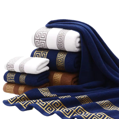Aurelia Towel Set - Cotton Bath Towel Sets, Durable Terry Weave, 2 Pieces