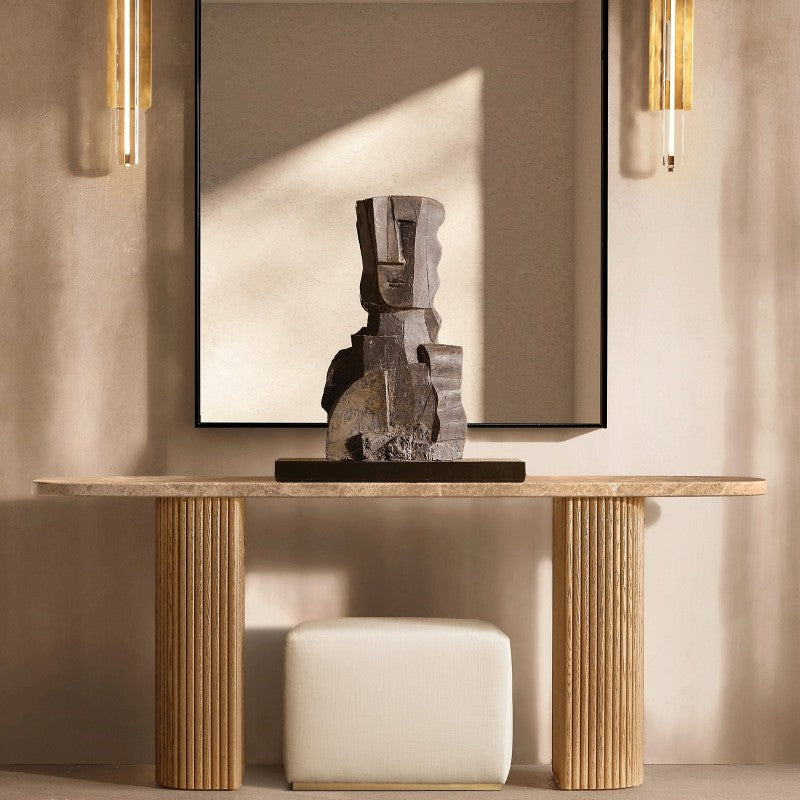 Crystal Wall Sconce Light Fixture with Brass Finish for Living Room Entryway Bedroom Hallway Dining Room Modern LED Lighting