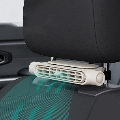 AutoBreeze | USB Car Cooling Fan with 3 Adjustable Speeds | Bladeless Design for Safe Airflow