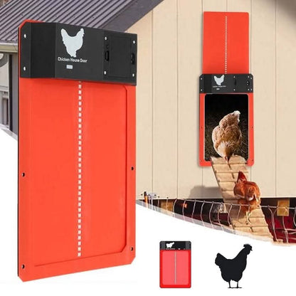 AutoCoop | Automatic Chicken Coop Door with Light Sensor & Weatherproof Design | Effortless Poultry Management