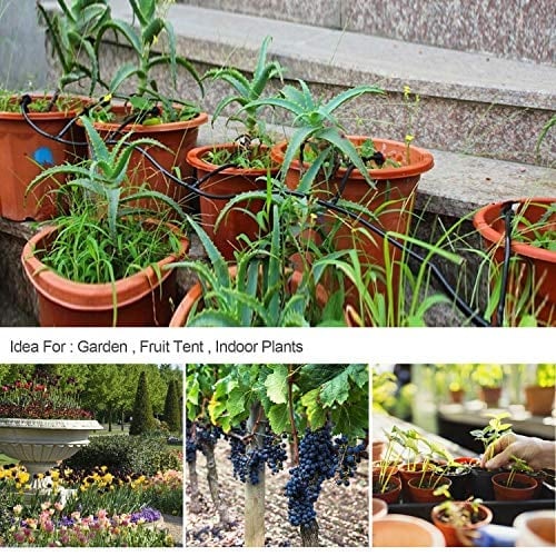 Ortekor Automatic Drip Irrigation System with Adjustable Nozzles | Efficient Watering for Lush Gardens