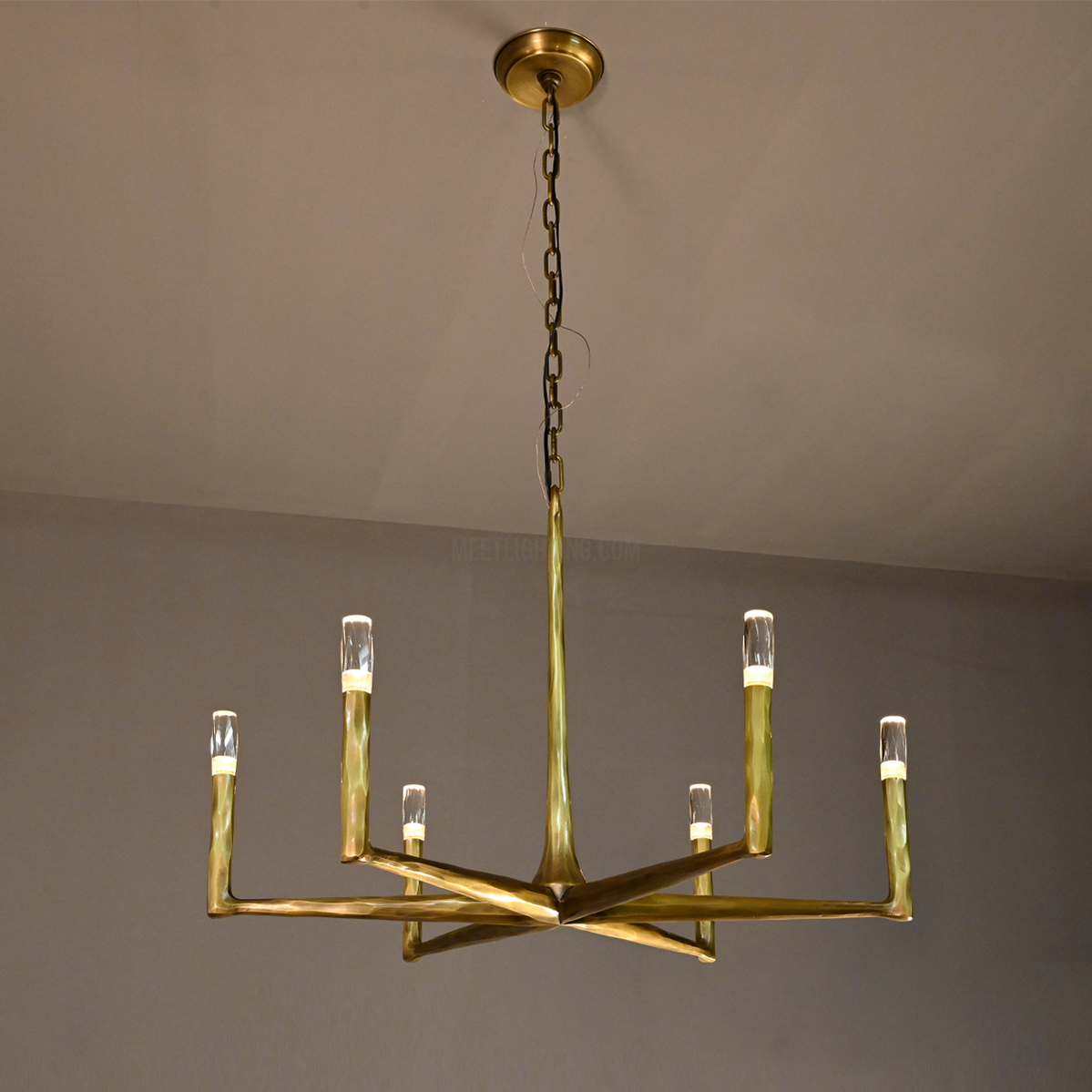 Handcrafted Metal Circle Chandelier Statement Lighting for Dining Room & Foyer 36-72 Inch