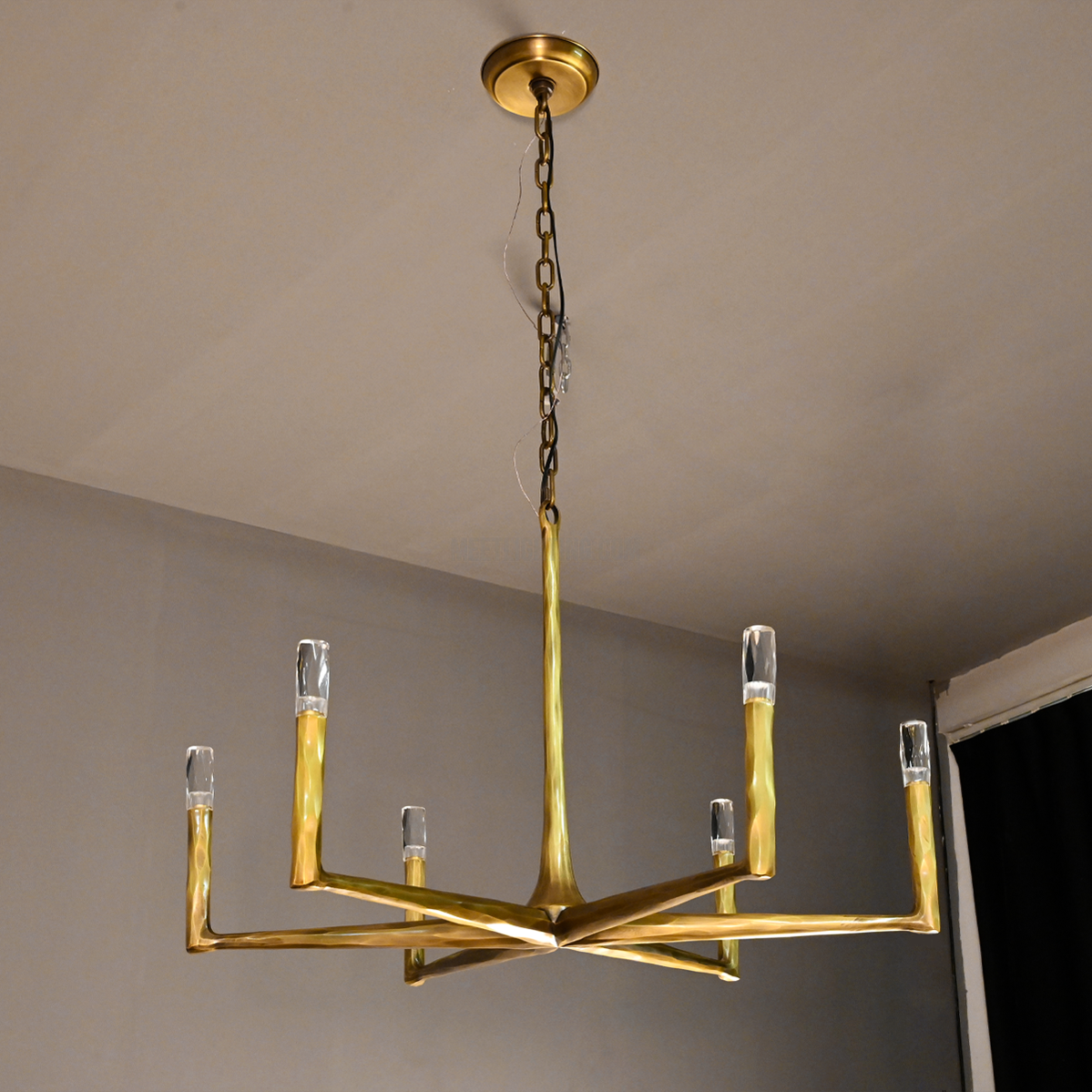 Handcrafted Metal Circle Chandelier Statement Lighting for Dining Room & Foyer 36-72 Inch