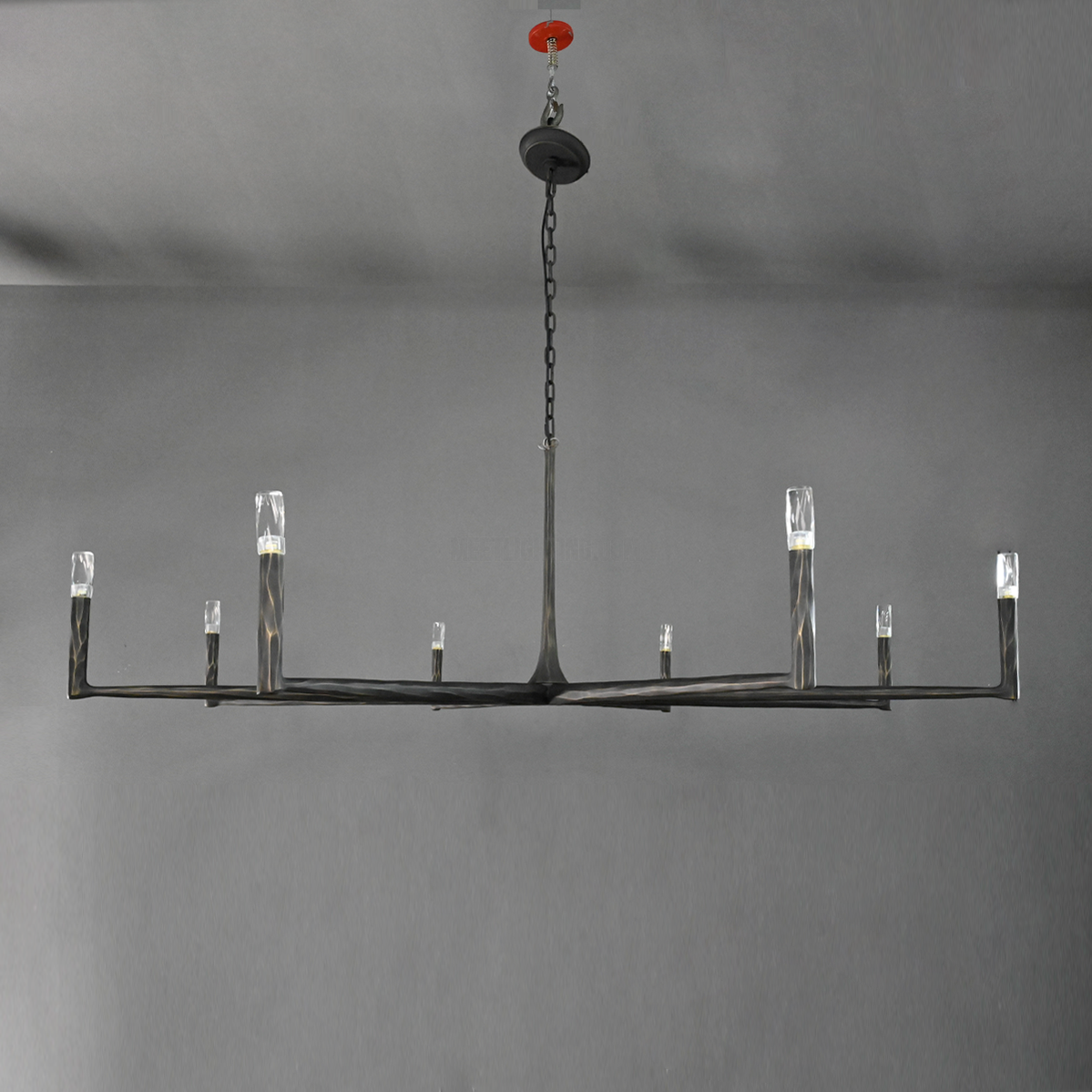 Handcrafted Metal Circle Chandelier Statement Lighting for Dining Room & Foyer 36-72 Inch