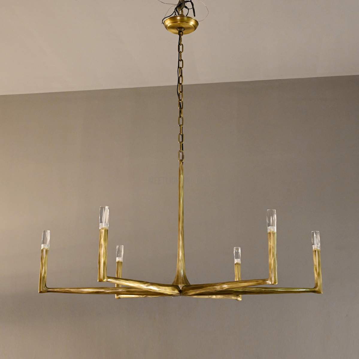 Handcrafted Metal Circle Chandelier Statement Lighting for Dining Room & Foyer 36-72 Inch