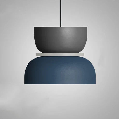 Simple LED Hanging Light in White Finish