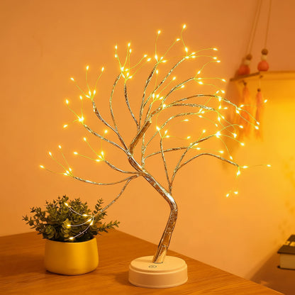 Bonsai Tree | LED Table Lamp with Warm Glow | Nature-Inspired Decor for Cozy Atmosphere