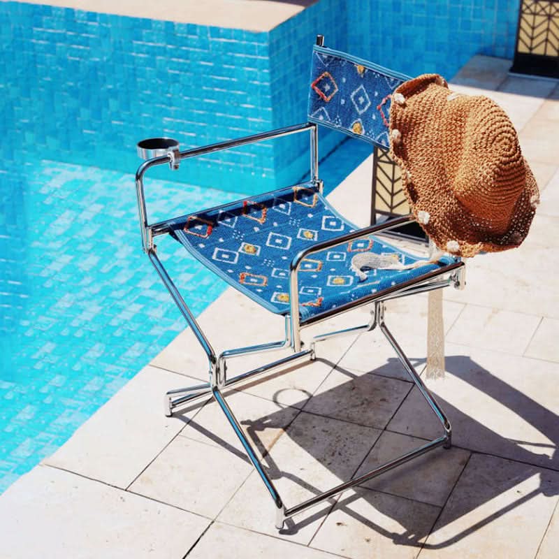 BOHOFOLD – Bohemian Woven Chair for Easy Outdoor Seating