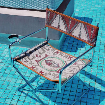 BOHOFOLD – Bohemian Woven Chair for Easy Outdoor Seating