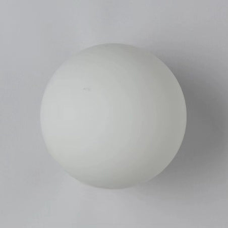 Glass Sconce Modern White Light Fixture 6 Inch G9 Socket Hardwired for Bedroom Hallway Bathroom Indoor Ambient Lighting 110V-120V Compact De