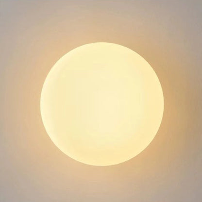 Glass Sconce Modern White Light Fixture 6 Inch G9 Socket Hardwired for Bedroom Hallway Bathroom Indoor Ambient Lighting 110V-120V Compact De