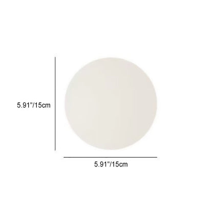 Glass Sconce Modern White Light Fixture 6 Inch G9 Socket Hardwired for Bedroom Hallway Bathroom Indoor Ambient Lighting 110V-120V Compact De