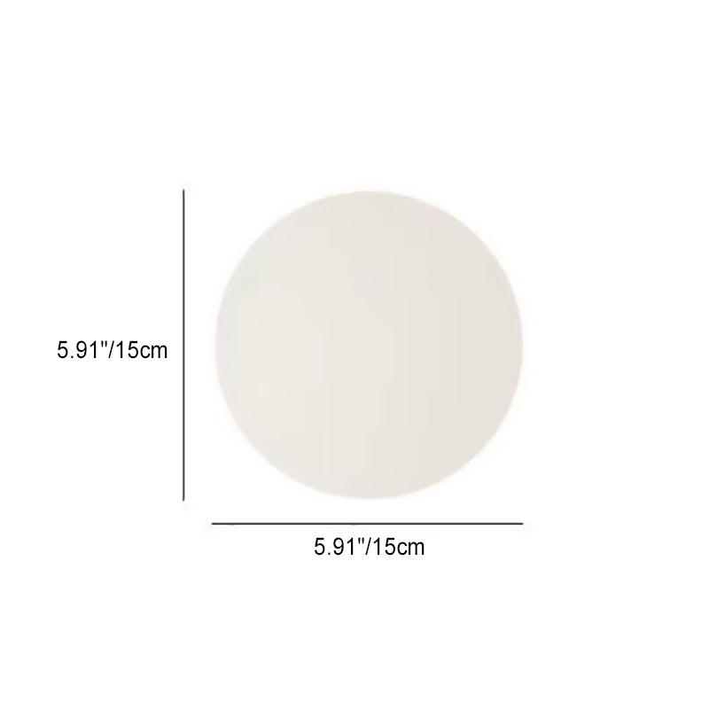 Spherical Glass Wall Light Fixture White Hardwired Single Bulb Sconce for Bedroom Hallway Entryway Ambient Lighting