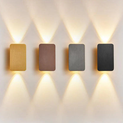 6W LED Metal Sconce for Entryways & Cozy Spaces – Hardwired Modern Fixture in Black, Gold, Coffee & Gray