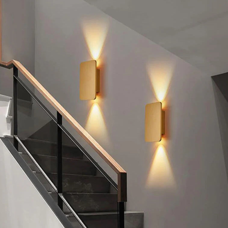 6W LED Metal Sconce for Entryways & Cozy Spaces – Hardwired Modern Fixture in Black, Gold, Coffee & Gray