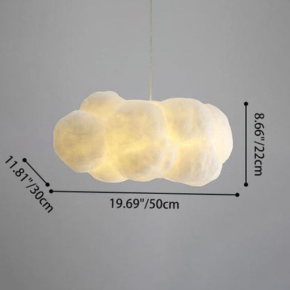 Suspended Ceiling Fixture with Steel Frame & Fabric Shade – Adjustable Height Overhead Lamp for Dining Areas, Bedrooms & Kitchen Islands – W