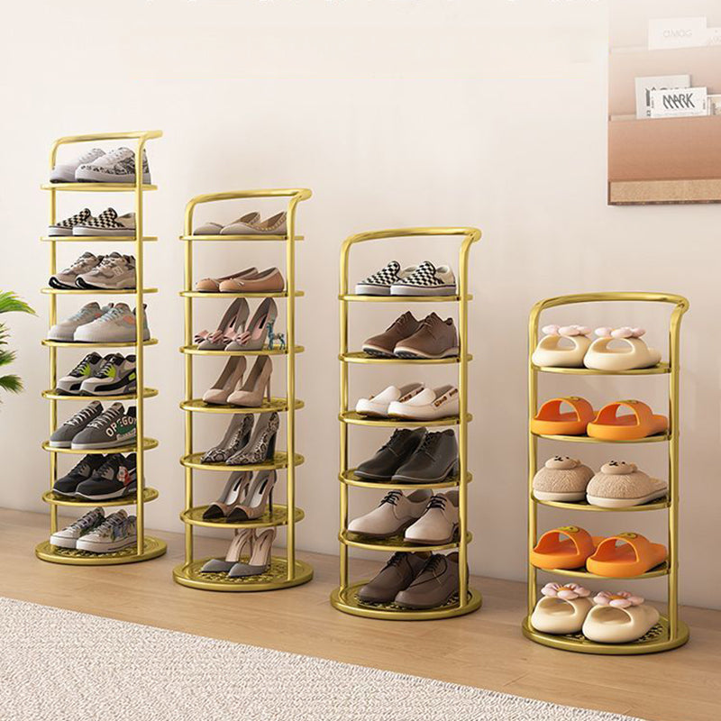 Round Multi-Tier Vertical Shoe Organizer Stand – Space-Saving Entryway & Closet Storage Rack for Bedroom, Hallway & Wardrobe – Slim