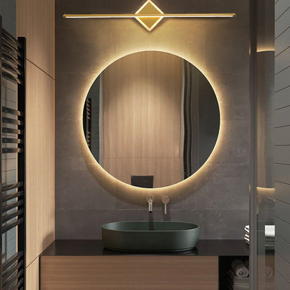 Modern Metal Sconce E27 LED Three-Color Switchable Fixture for Bedroom Living Room Hallway Accent Lighting Black Gold Finish Contemporary Ho