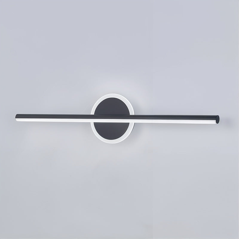 LED Wall Sconce Black & Gold Metal Modern Geometric Light Fixture for Living Room Bedroom Bathroom Warm White Accent Lighting