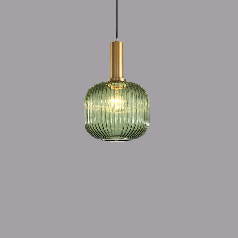 Glass Shade Hanging Light Fixture Adjustable 59-Inch Cord Kitchen Island Dining Room Ceiling Lamp E26 Socket Modern Drop Lighting for Counte