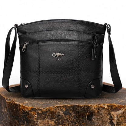 Handcrafted Full-Grain Leather Tote Bag for Women | Vintage Crossbody Shoulder Purse with Premium Patina Finish | Everyday Carryall