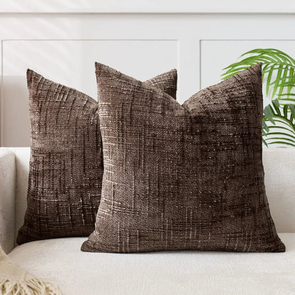 Bamura | Chenille Decorative Cushion with Bamboo Structure | Elegant Design for Cozy Interiors