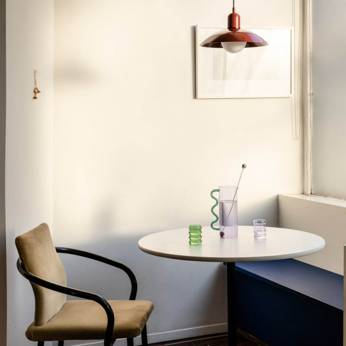 Bauhaus Pendant Light | Modern Colorful Ceiling Lamp with Adjustable Height | Versatile Lighting for Contemporary Spaces