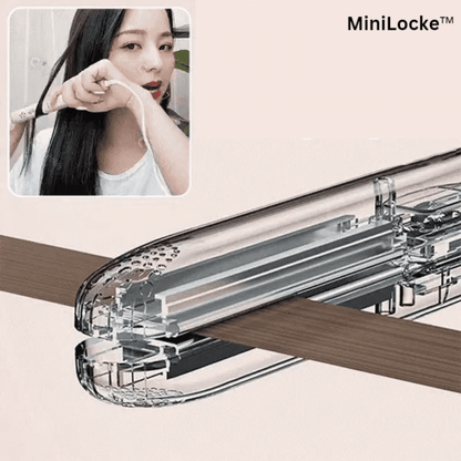 Compact USB Hair Styling Iron for Curls and Straightening – 0.6 in Ceramic Barrel, Burn-Safe Design for Travel
