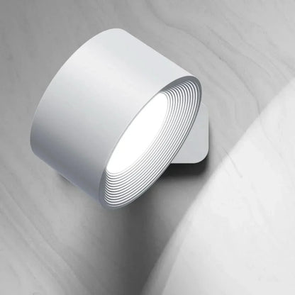 Swivel Wall Sconce LED Rechargeable Touch Control 3 Light Modes USB Powered 360 Degree Rotation Cordless Bedroom Reading Nightlight Hallway