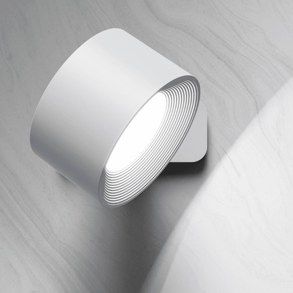 Portable LED Wall Sconce with USB Charging – 360° Swivel Head for Bedroom, Hallway, Reading Nook & Home Office