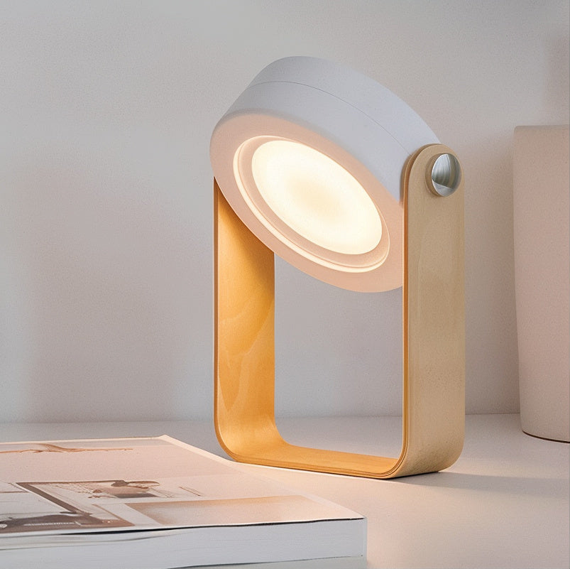 Rechargeable LED Lantern with Touch Dimmer Control & 360° Swivel Head for Bedroom, Living Room & Portable Lighting