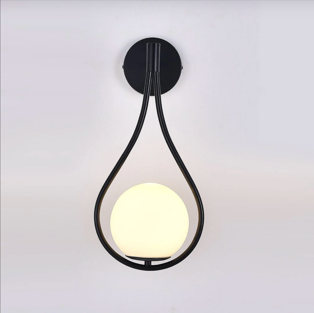 Metal Wall Sconce Minimalist Lamp Gold Black Silver Finish Hardwired Fixture Bedroom Hallway Living Room Dining Room Sconce