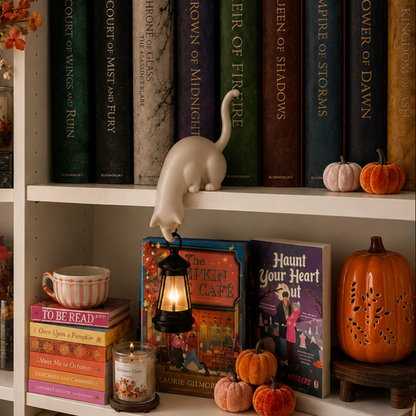 Curious Charlie™ – Cat Shelf Lamp