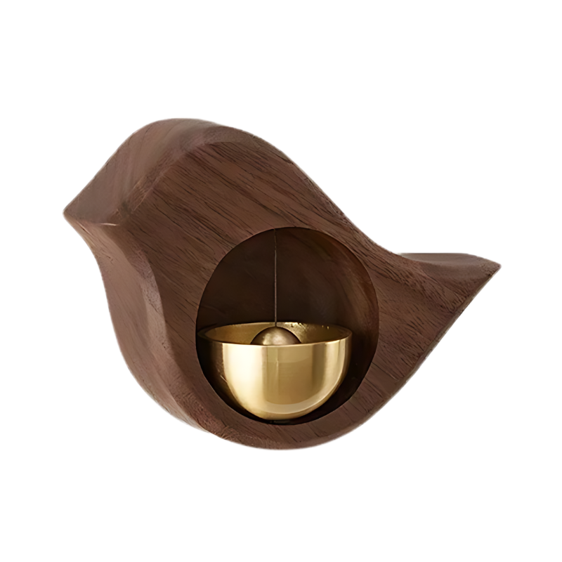 Wooden Door Bell Chime with Soothing Tone – Magnetic Japanese-Style Door Chime for Home & Office Feng Shui Décor
